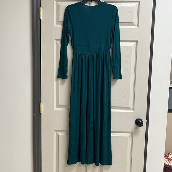 NWT Ouges Hunter Green Pocketed Maxi - Picture 8 of 8